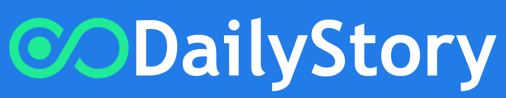 DailyStory blue horizontal logo