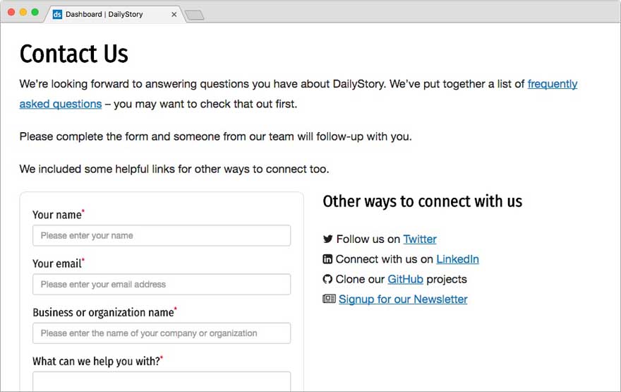 Lead Capture Form in WordPress