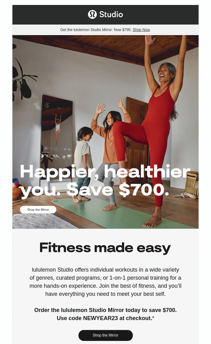 Good emails have great visuals