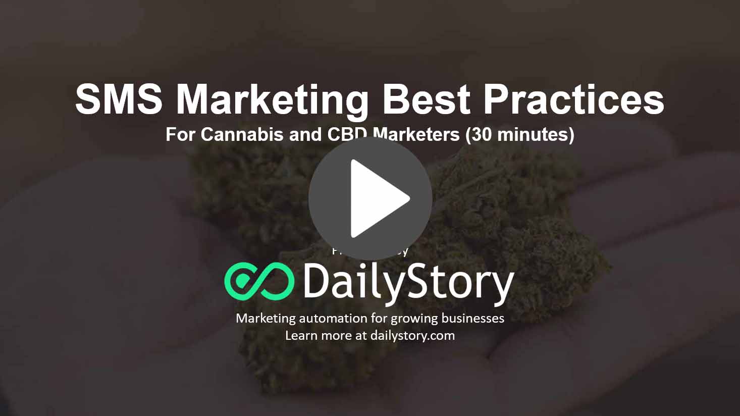 Webinar: SMS Marketing Best Practices for Cannabis and CBD Marketers