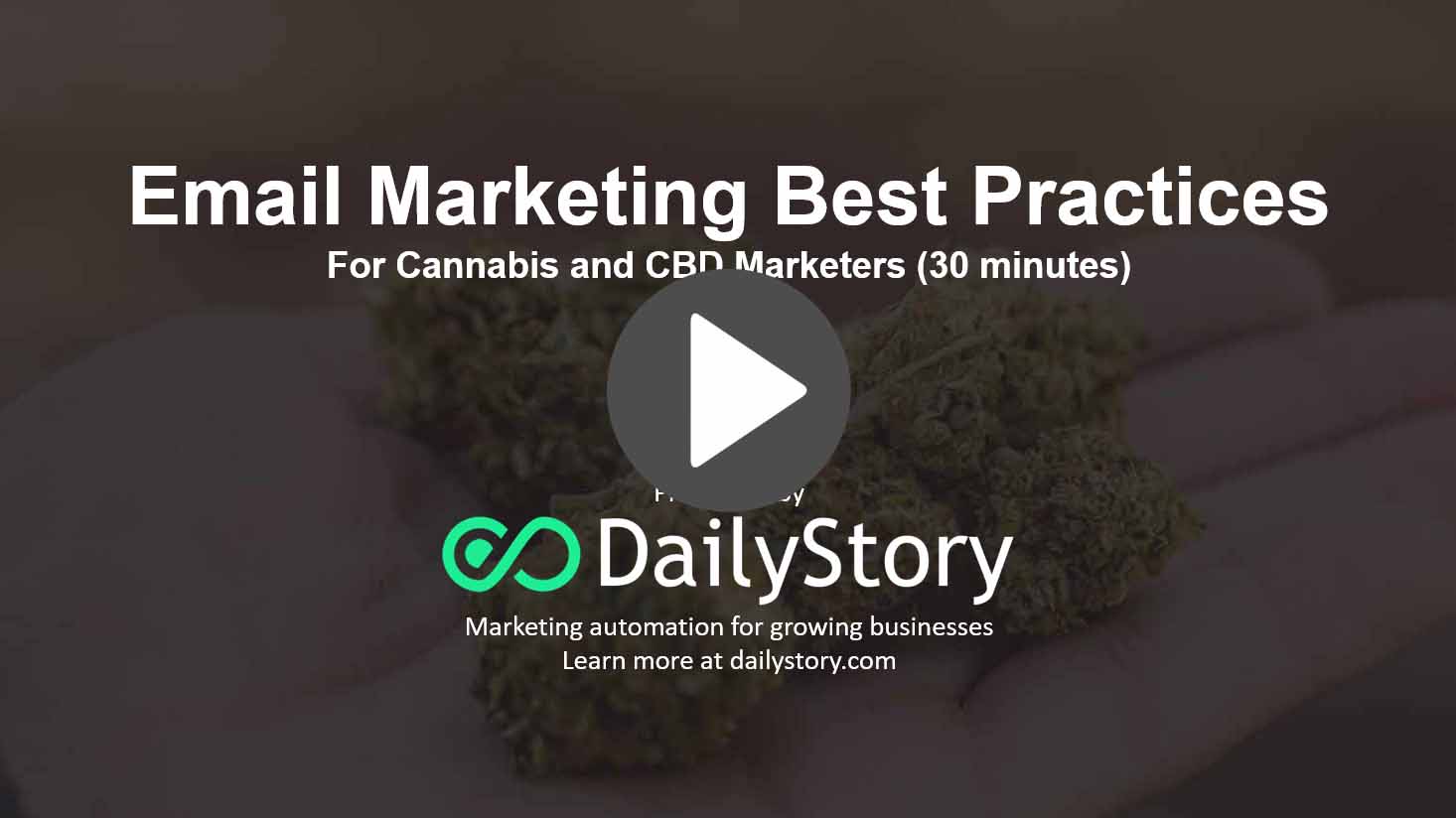 Webinar: Email Marketing Best Practices for Cannabis and CBD Marketers