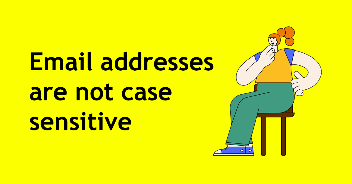 Are email addresses case sensitive?