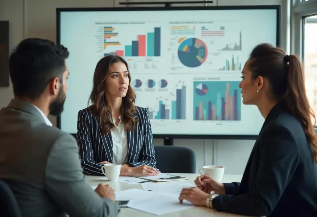 financial firm using statistics to drive engagement and trust
