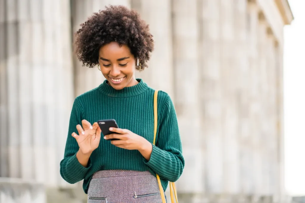 Person on Phone