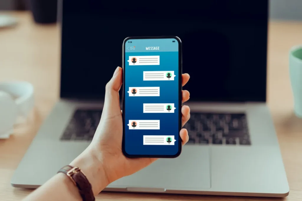 sms messages on phone