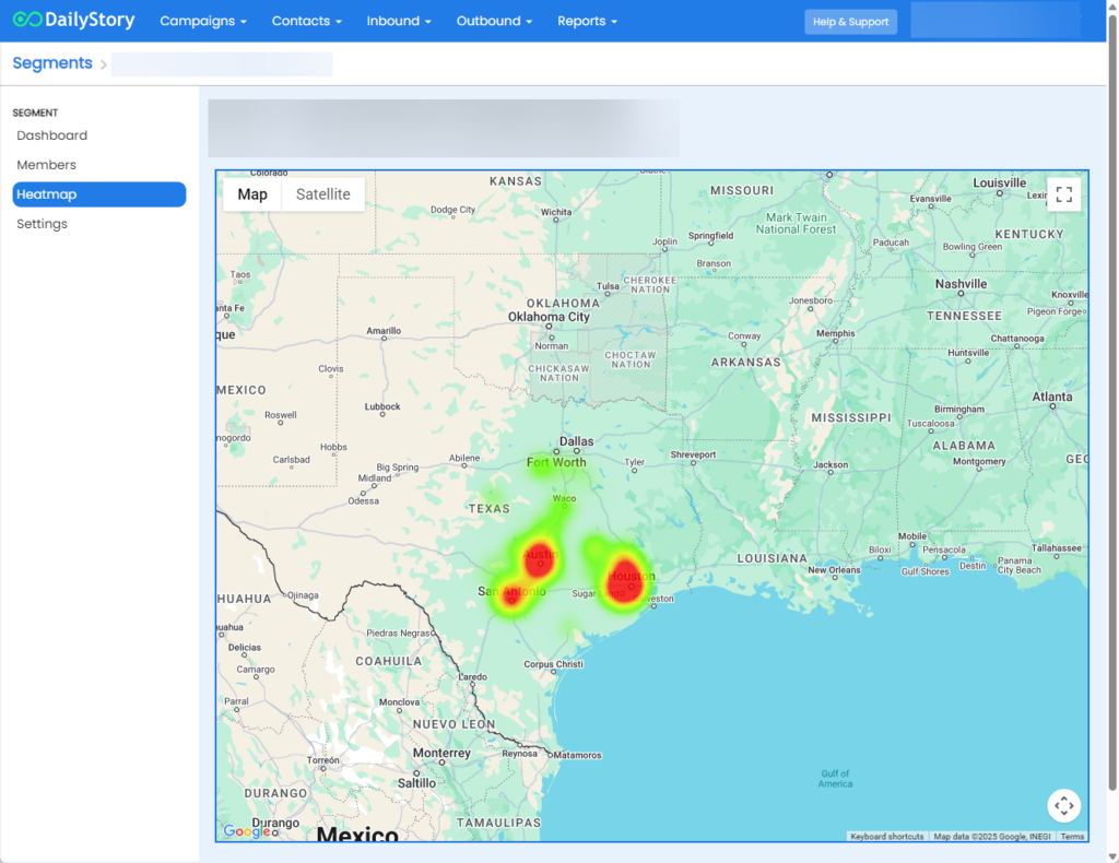geographic heatmap